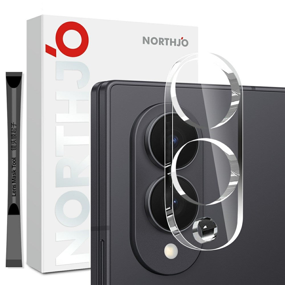Samsung Galaxy Z Fold8 NORTHJO Herdet Kameralinsebeskyttelsesglass - Gjennomsiktig