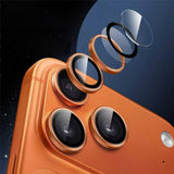 iPhone 18 Pro Kameralinsebeskyttelse - Metall & Glass - Oransje