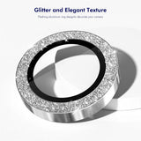 Samsung Galaxy Z Fold8 ENKAY Glitter Kameralinsebeskyttelse - Sølv