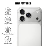 iPhone 18 Pro Max Herdet Kameralinse Beskyttende Glass - Gjennomsiktig