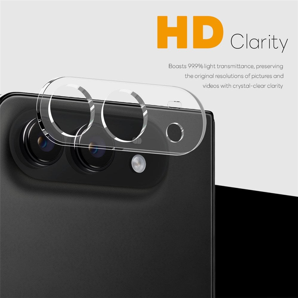 iPhone Fold NORTHJO Herdet Kameralinse Glass - Gjennomsiktig