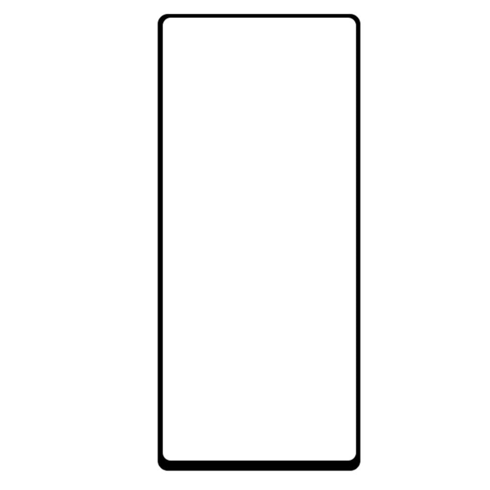 Google Pixel 7A Full Fit Herdet Skjermbeskyttelsesglass - Gjennomsiktig / Svart