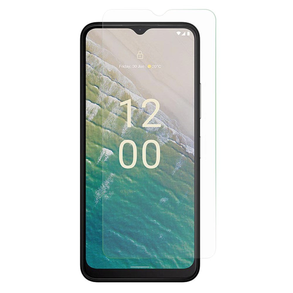 Nokia C32 Arc Edge Herdet Glas Skjermbeskytter - Case Friendly - Gjennomsiktig