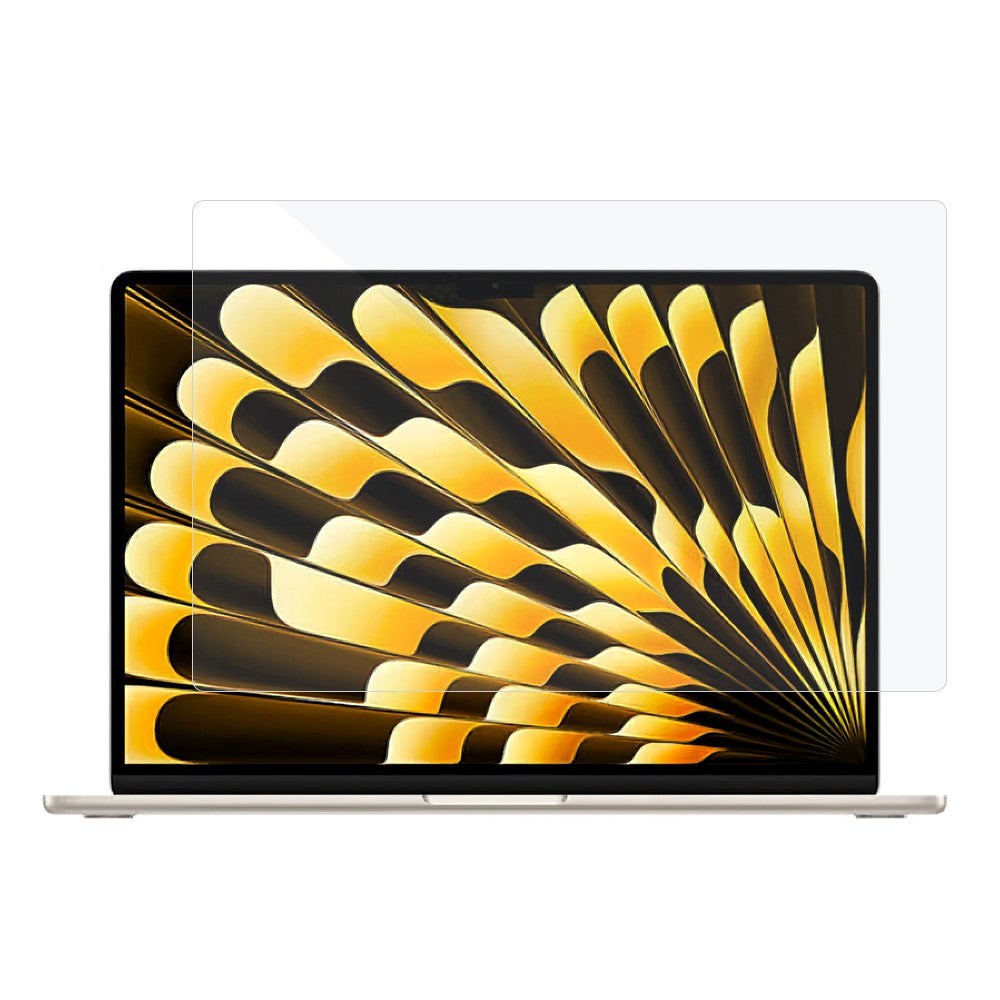 MacBook Air 15" M5/M4/M3/M2 (2026-2023) Skjermbeskytter i Herdet Glass - Gjennomsiktig