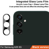 Samsung Galaxy A25 (5G) IMAK Beskyttelsesglass til Kameralinse - Gjennomsiktig / Svart