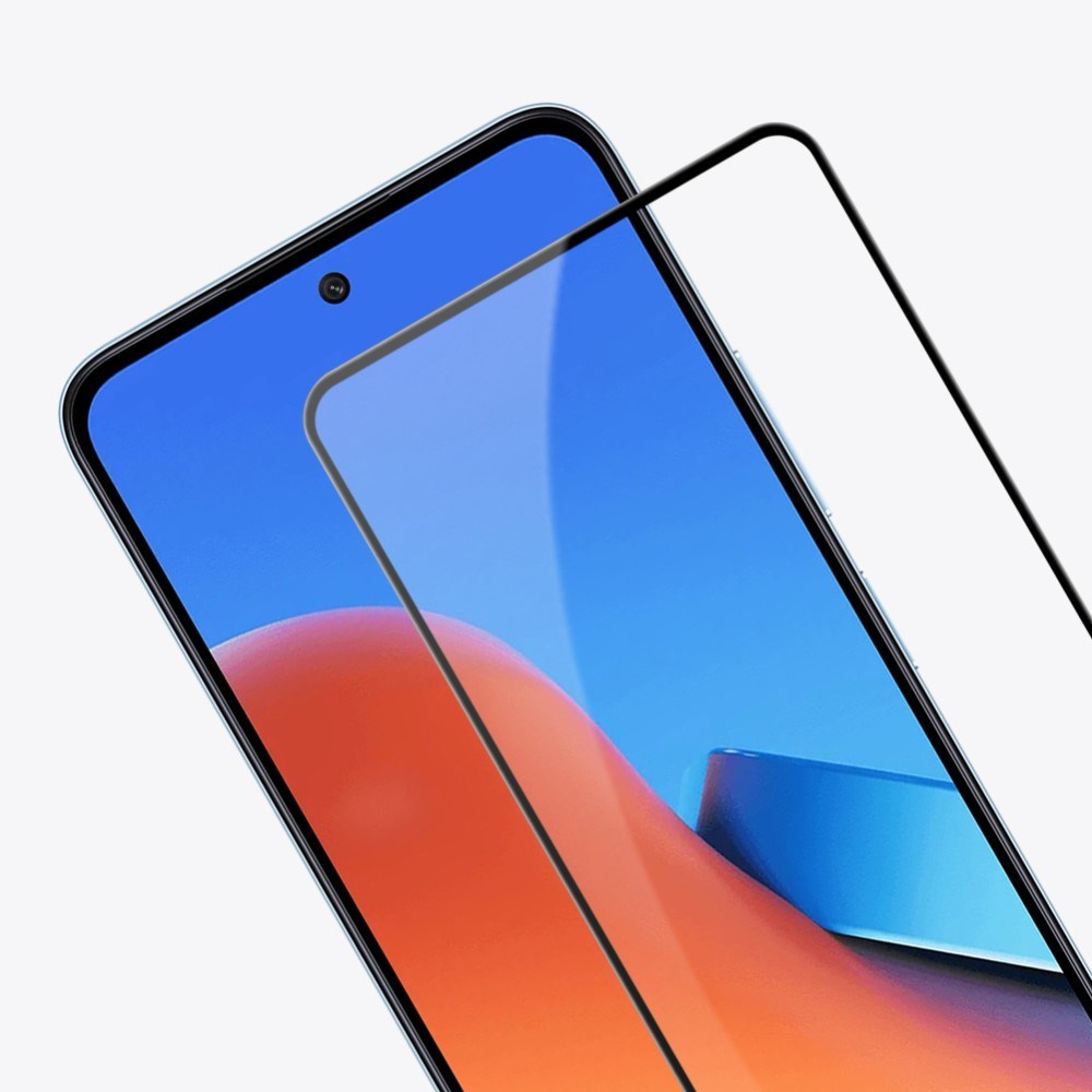 Xiaomi Redmi 12 Skjermbeskytter i Glass - Case Friendly - Gjennomsiktig / Svart Kant