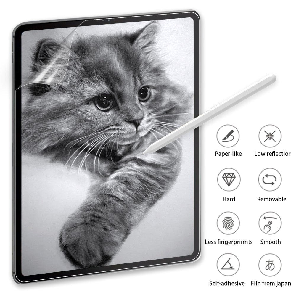 Samsung Galaxy Tab S10 FE / S9 FE Plast Beskyttelsesfilm - Gjennomsiktig