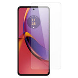 Motorola Moto G84 Arc Edge Skjermbeskytter i Herdet Glass - Case Friendly - Gjennomsiktig