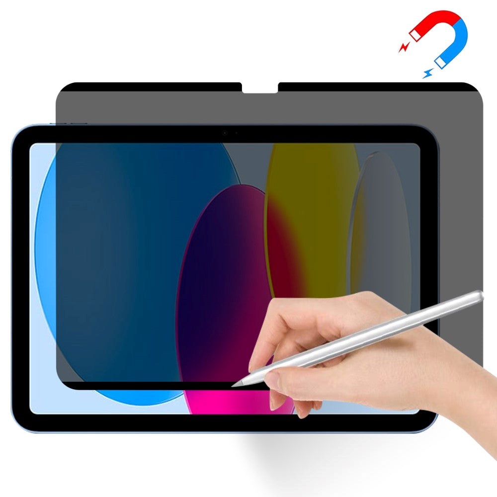 iPad 11" (2025) / iPad 10.9" (2024/2022) Papirtekstur PET-Beskyttelsesfilm med Privacy