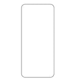 OPPO A79 (5G) Herdet Glass Skjermbeskytter - Case Friendly - Gjennomsiktig m. Svart Kant