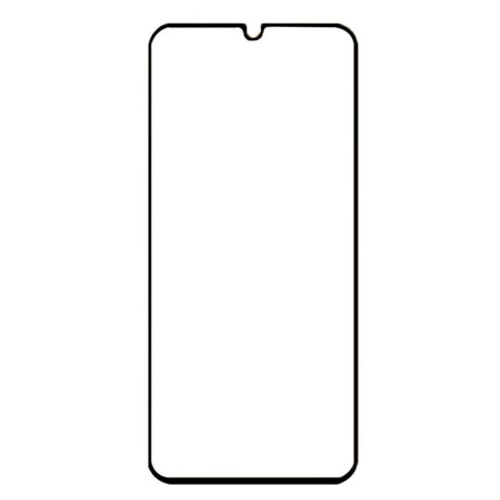 Xiaomi Redmi 13C (4G) / 13C (5G) / Poco C65 Skjermbeskytter i Glass - Case Friendly - Gjennomsiktig / Svart Kant