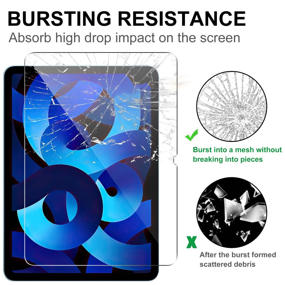 iPad Air 11" (2026 / 2025 / 2024) Arc Edge Herdet Glass Skjermbeskytter - Gjennomsiktig