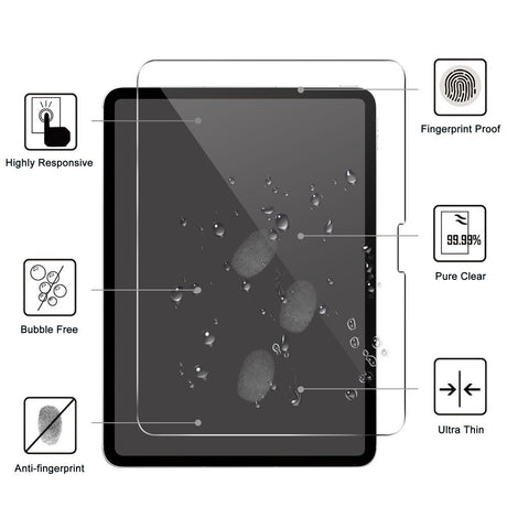iPad Pro 11" (2025 / 2024) Arc Edge Herdet Glass Skjermbeskytter - Gjennomsiktig