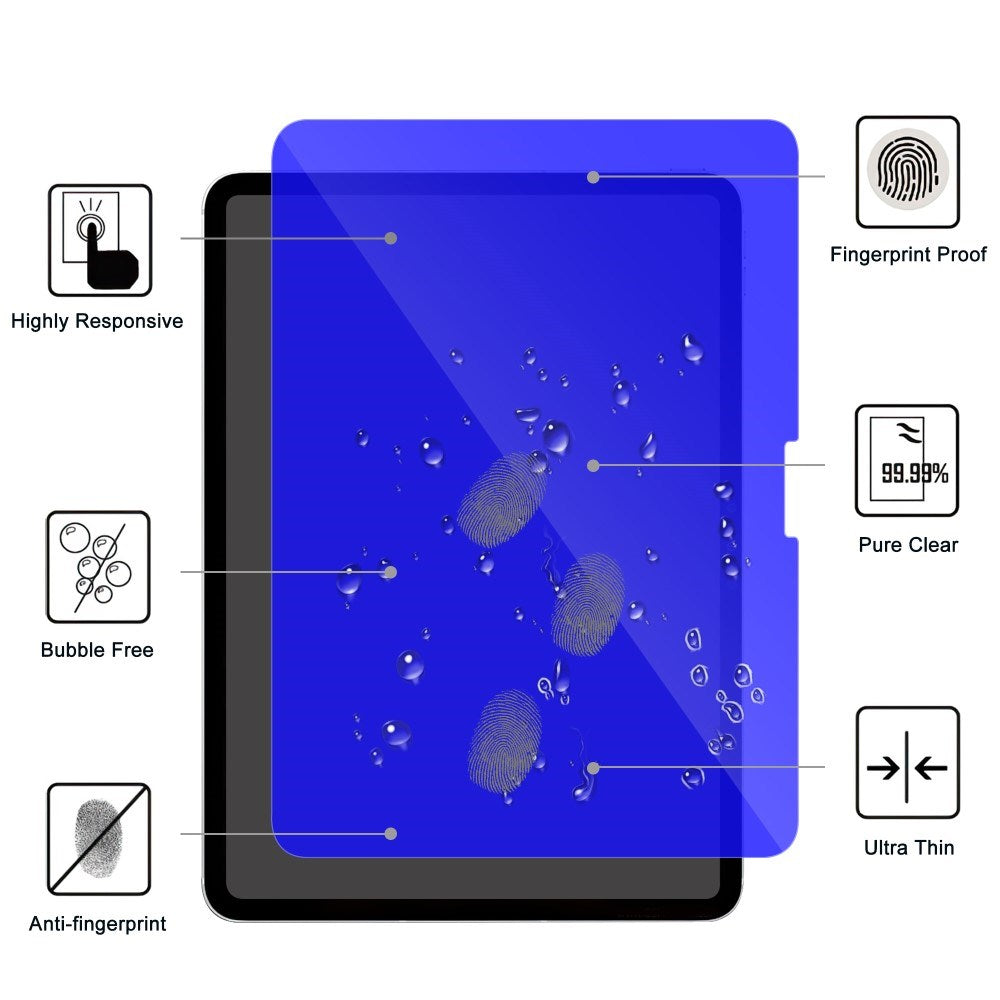 iPad Pro 11" (2025 / 2024) Glass Skjermbeskytter m. Anti Blue Light - Gjennomsiktig
