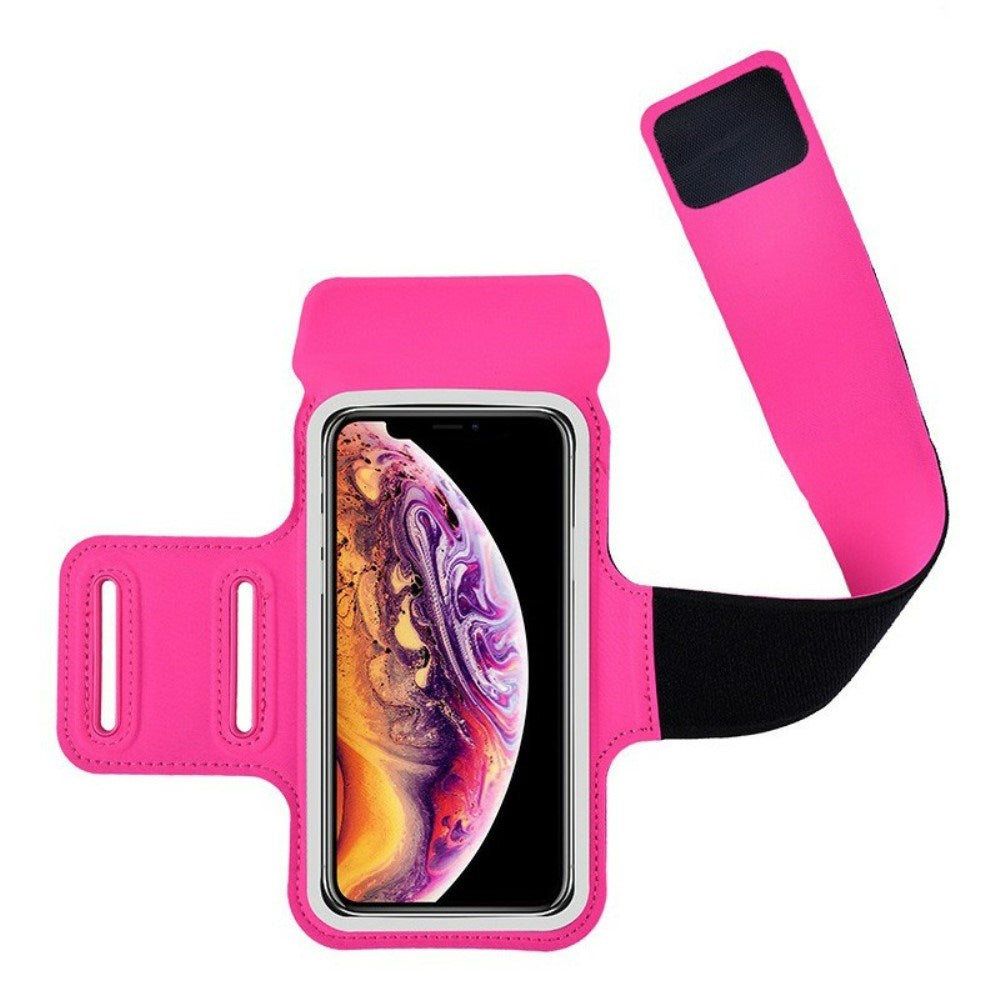 Løpearmbånd til Smartphone med Lomme og Reflekser (Maks. Mobil: 90 x 170 mm) - Rosa