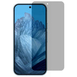 Google Pixel 9 Pro XL Skjermbeskytter i Herdet Glass m. Privacy - Full Fit - Gjennomsiktig / Svart
