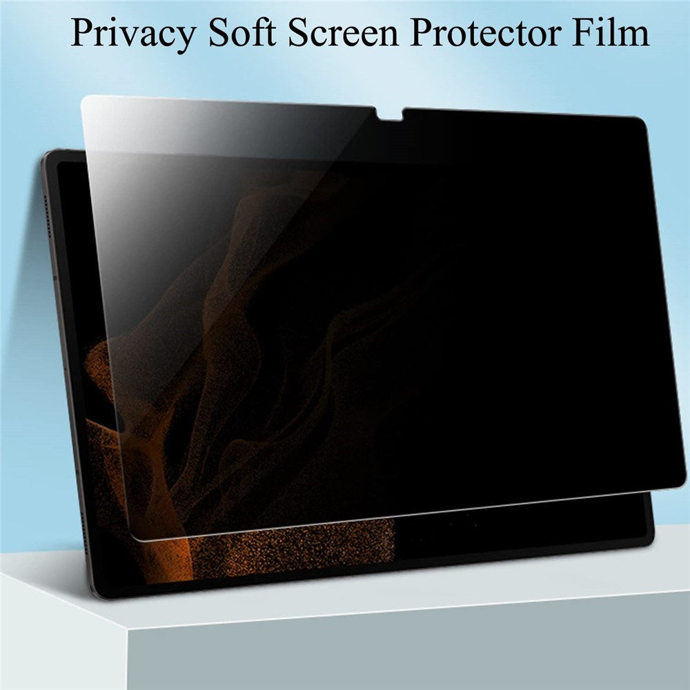 Samsung Galaxy Tab A9 Skjermbeskytter i Herdet Glass - Privacy Funksjon - Gjennomsiktig
