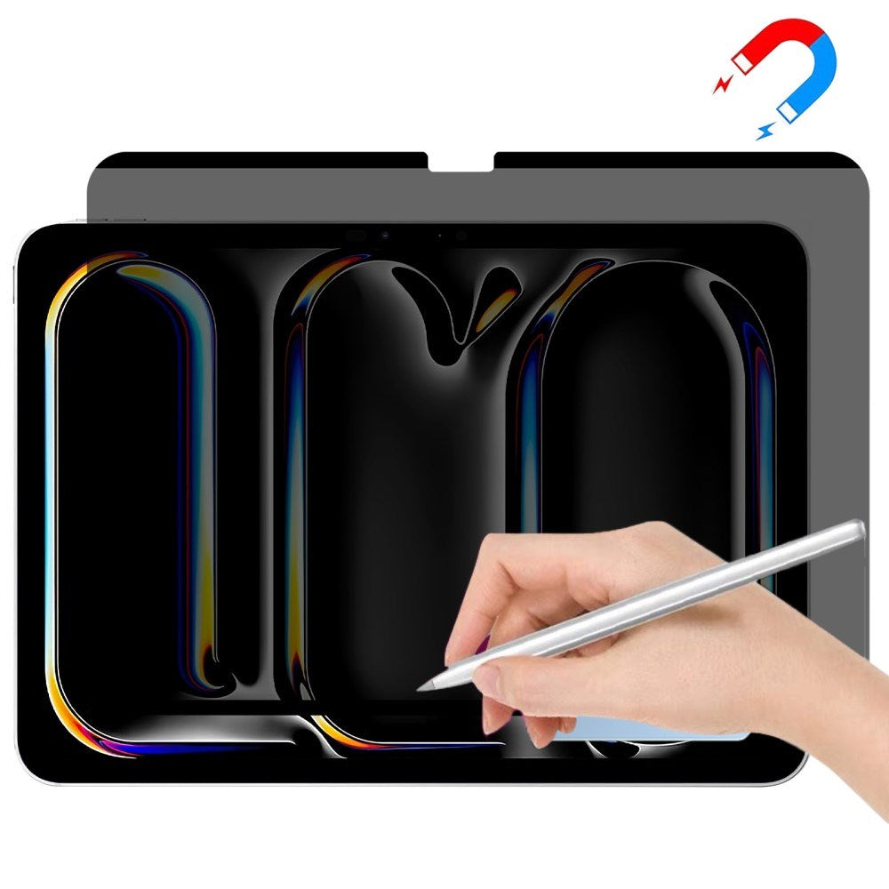 iPad Pro 13" (2025 / 2024) Papirtekstur PET Magnetisk Beskyttelsesfilm med Privacy