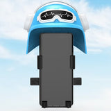 Mobilholder til Motorsykkel / Sykkel m. Hjelm - Blå