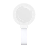 Silikon Sugekopp Mobilholder med Rem - MagSafe Kompatibel - Hvit
