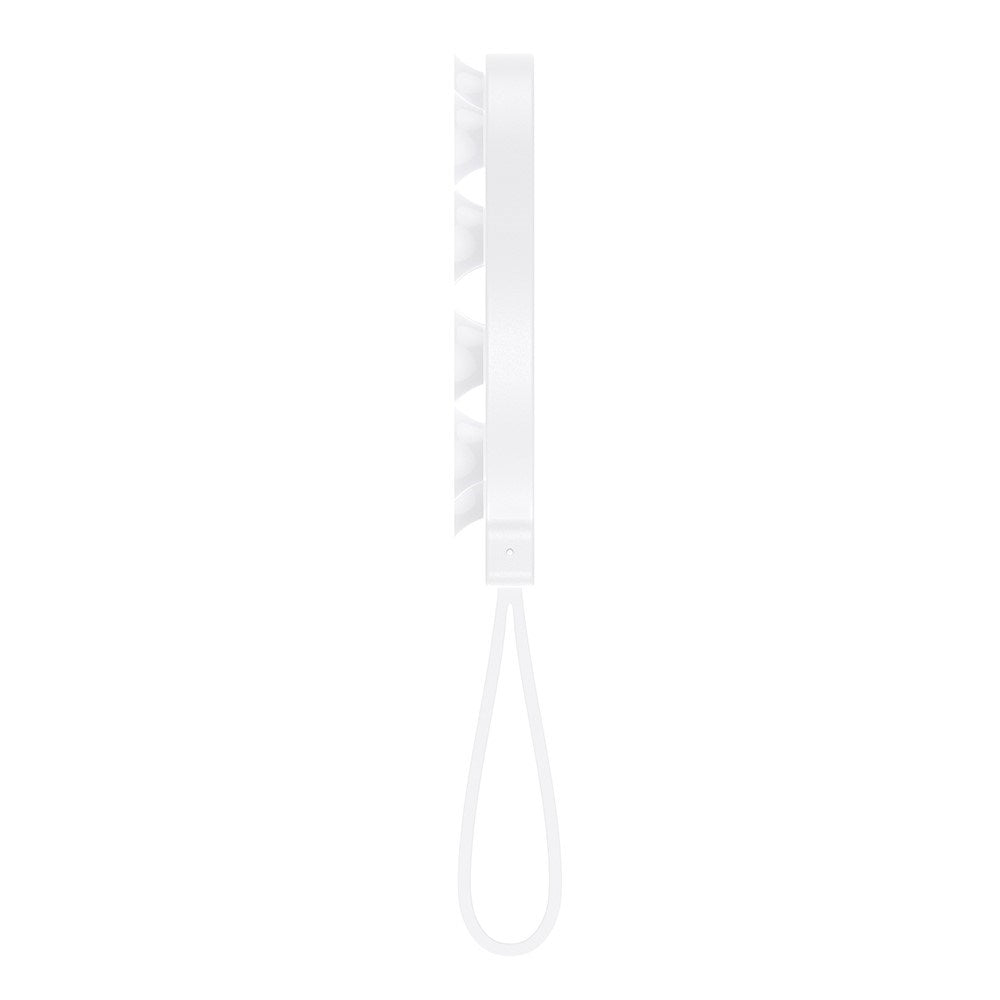 Silikon Sugekopp Mobilholder med Rem - MagSafe Kompatibel - Hvit