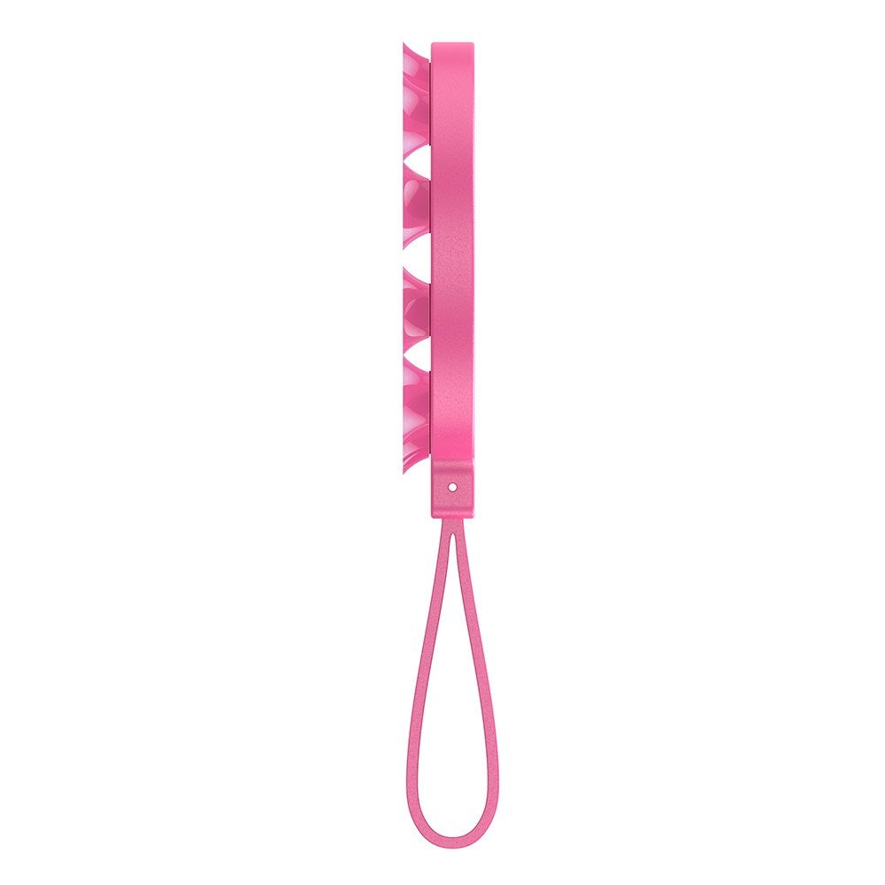 Silikon Sugekopp Mobilholder med Rem - MagSafe Kompatibel - Pink