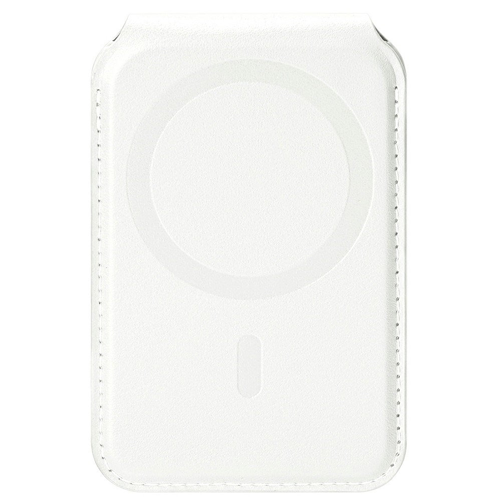 DUX DUCIS Magnetisk Kortholder for 5 Kort med Stativfunksjon - MagSafe Kompatibel - Hvit / Grønn