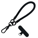 Flettet Polyester Håndleddsstropp - inkl. Innleggsplate - 30cm - Rød
