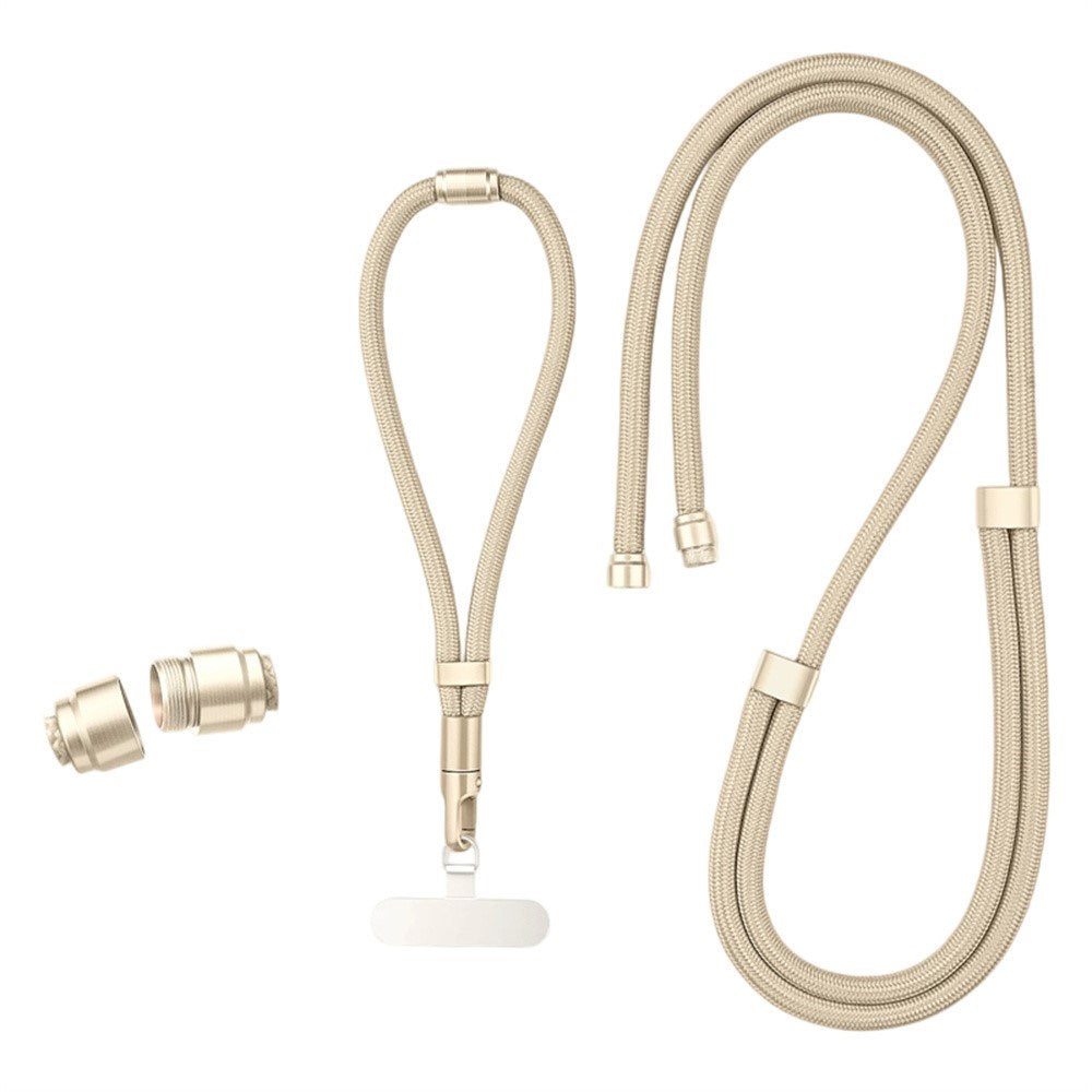 3-i-1 Nylonstropp til Mobil - 150cm / 50cm - Beige