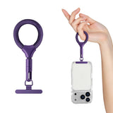 Polyester Fingerstropp til Mobil - 10cm - Lilla