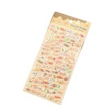 Mini 3D Bubble Foam Stickers - Blandede Mat