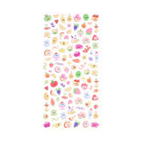 Mini 3D Bubble Foam Stickers for Mobil & Kameraseksjonen - Blandede Frukt