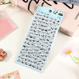 Mini 3D Bubble Foam Stickers - Små Pandaer
