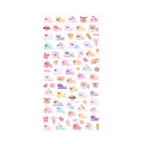 Mini 3D Bubble Foam Stickers for Mobil & Kameraseksjonen - Hunder & Mat