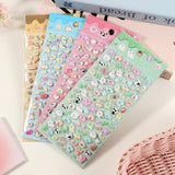 Mini 3D Bubble Foam Stickers - Kaniner & Mat