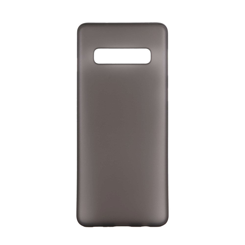 Samsung Galaxy S10+ (Plus) GEAR Semi-Gjennomsiktig Fleksibelt Plast Deksel - Svart