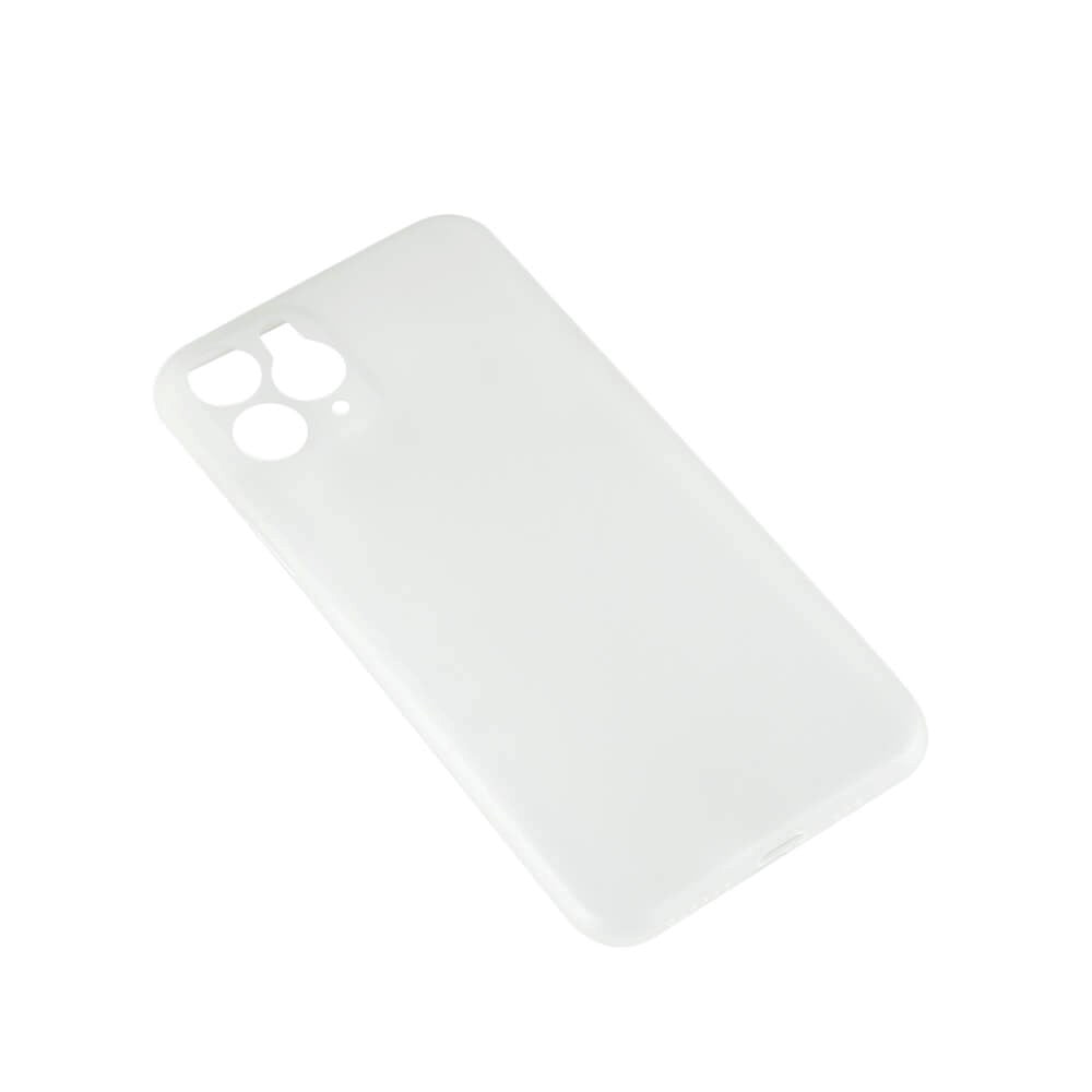 iPhone 11 Pro GEAR Semi-Gjennomsiktig Fleksibelt Plast Deksel - Hvit