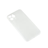 iPhone 11 Pro GEAR Semi-Gjennomsiktig Fleksibelt Plast Deksel - Hvit