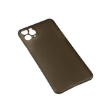 iPhone 11 Pro Max GEAR Semi-Gjennomsiktig Fleksibelt Plast Deksel - Svart
