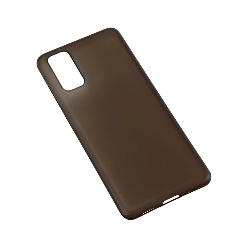 Samsung Galaxy S20 GEAR Semi-Gjennomsiktig Fleksibelt Plast Deksel - Svart