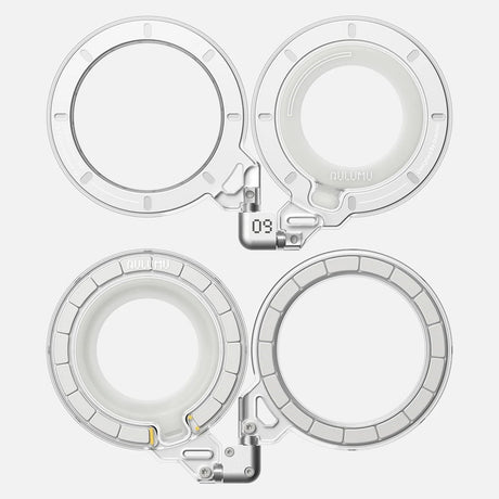 AULUMU Magnetisk 360° Roterende Mobilholder med Z-Akse - MagSafe Kompatibel - Hvit