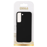 Samsung Galaxy S22 Onsala Collection Liquid Silicone Bakdeksel - Black
