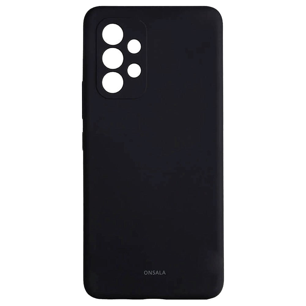 Samsung Galaxy A53 (5G) Onsala Collection Liquid Silicone Bakdeksel - Svart