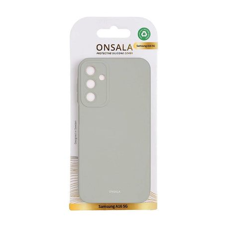 ONSALA Samsung Galaxy A16 Silicone Back Cover - Grå