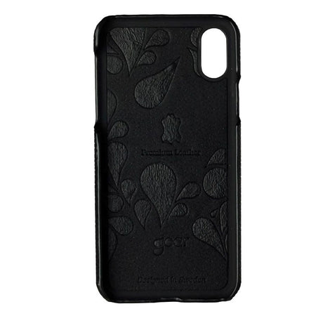 iPhone X / XS Onsala COLLECTION Mobil Deksel Svart Skinn