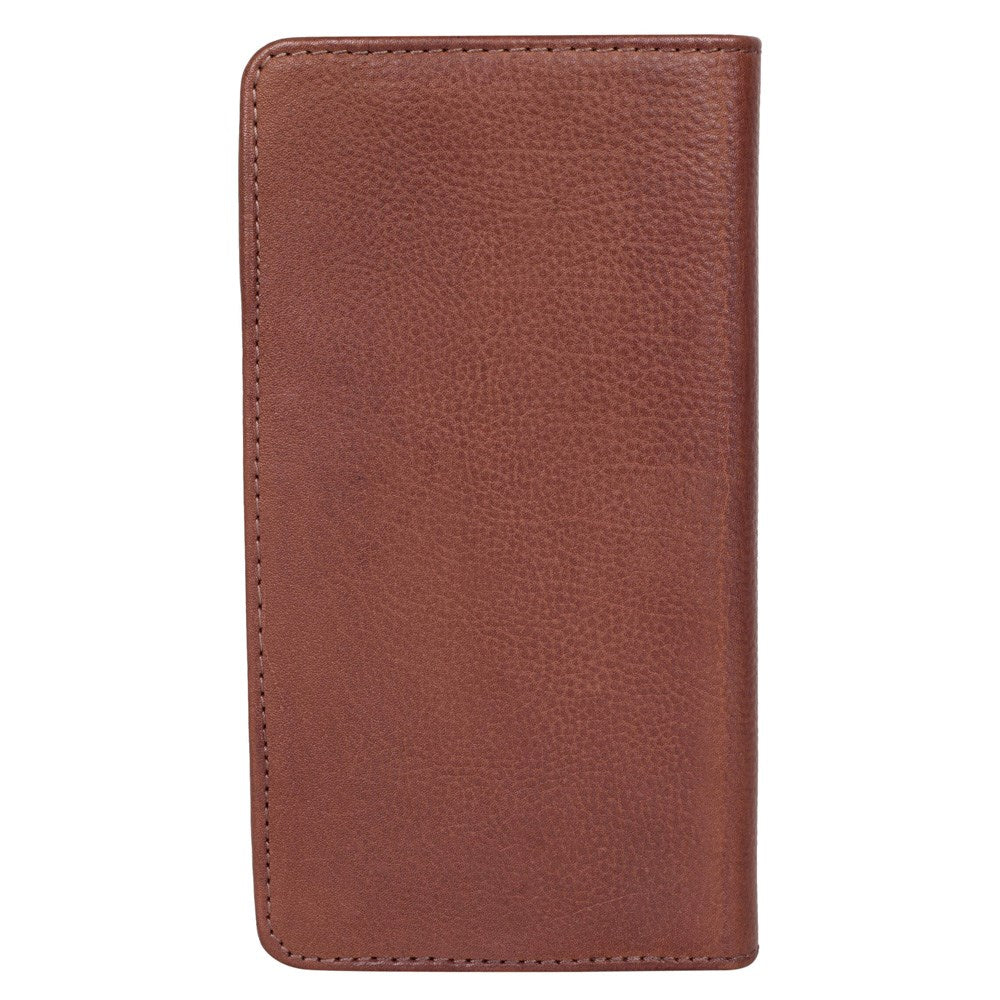 Buffalo Wallet Ekte Skinn Universal Etui med Lommebok (Maks. Mobilitet: 150 x 65 mm) - Brun