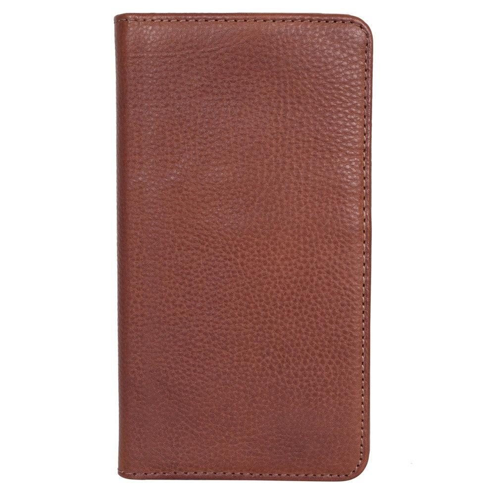 Buffalo Wallet Ekte Skinn Universal Etui med Lommebok (Maks. Mobilitet: 160 x 75 mm) - Brun