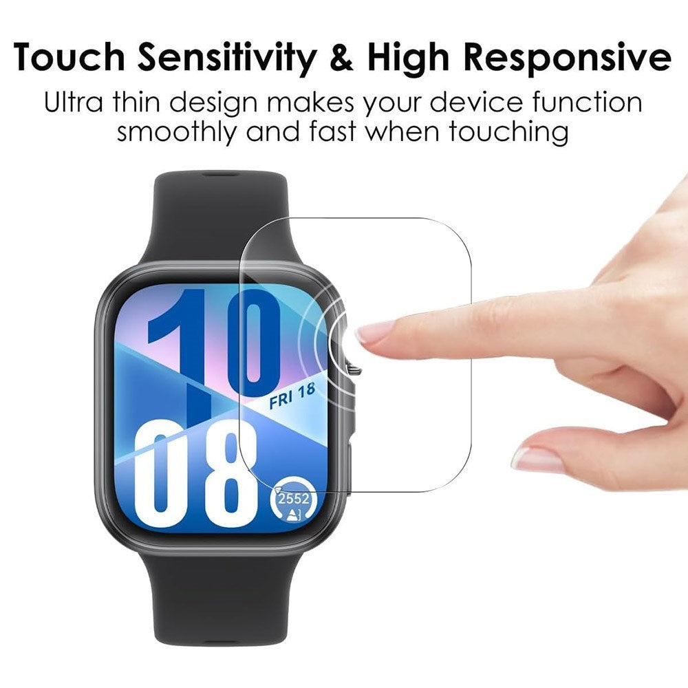 Huawei Watch Fit 4 Beskyttelsesfilm - 3 stk - Gjennomsiktig
