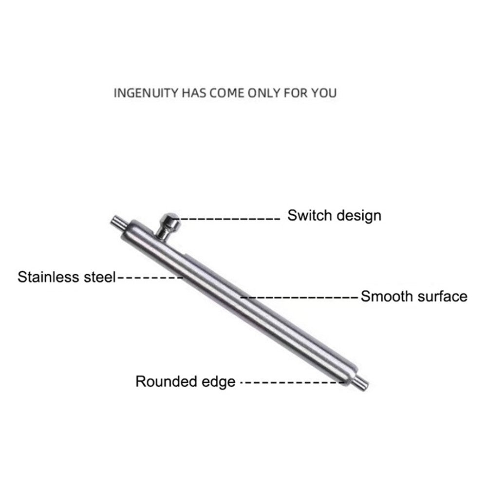 16mm Quick Release Metallpinner for Smartklokke - 2 stk.