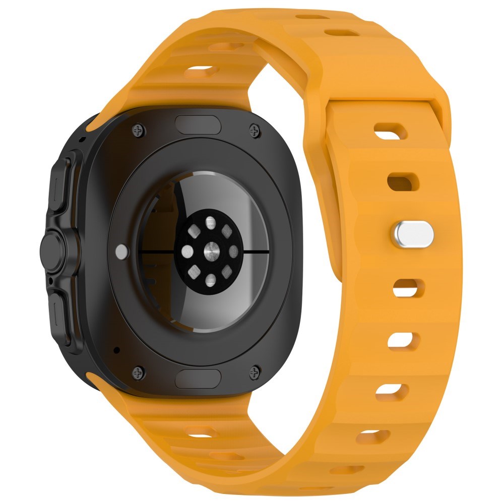 EIDERWOOD Samsung Galaxy Watch Ultra (47 mm) Silikonrem med Spenne - Oransje